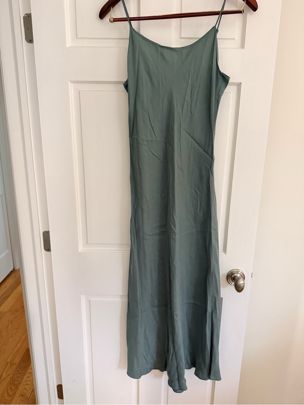 J. Crew Sage Green Slip Maxi Dress size 6